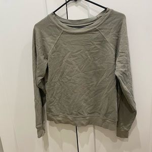 MATE the Label sage green organic cotton Terry sweatshirt